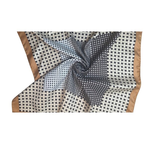 2/$30 NEW Colorful Painted Minimalist Printed Silky Fashion Scarf - Picture 3 of 8